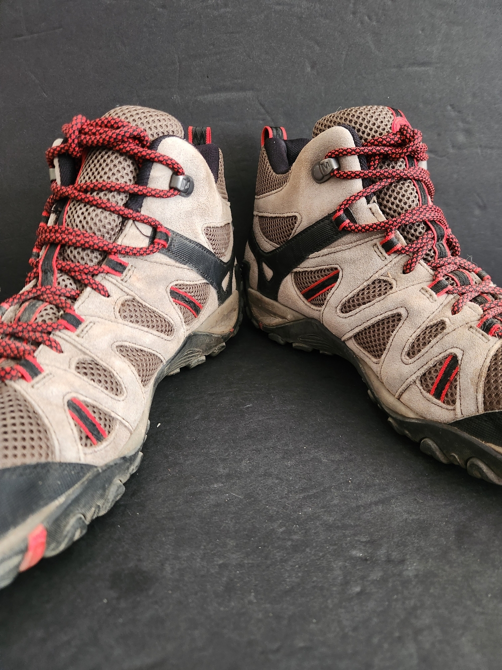 Merrell Deverta Mid Boots Men's Size 10.5 Waterproof Vent Hiking Shoes - Picture 3 of 7
